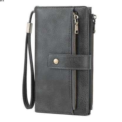 🔥Free Shipping🚚 Women's Retro Style RFID Blocking Tri-fold Wallet