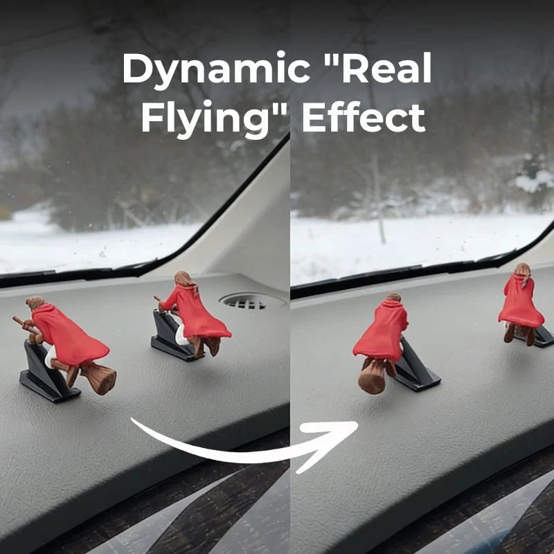 🚗Free Shipping🚗Magical Broomstick Car Dashboard Ornament
