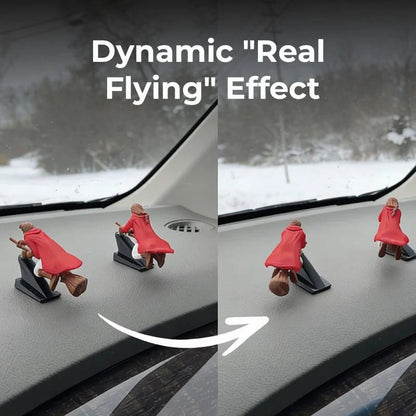 🚗Free Shipping🚗Magical Broomstick Car Dashboard Ornament