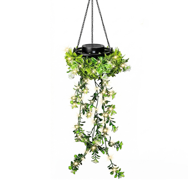 💥Last Day Special Sale 49% OFF👚SOLAR-POWERED HANGING MILAN GRASS LIGHT! 💎 Lifelike Foliage, Auto On/Off & IP65 Waterproof ✨