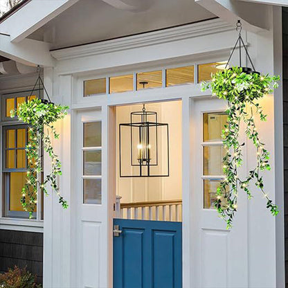 💥Last Day Special Sale 49% OFF👚SOLAR-POWERED HANGING MILAN GRASS LIGHT! 💎 Lifelike Foliage, Auto On/Off & IP65 Waterproof ✨