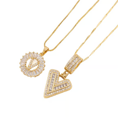 🌸LAST DAY SPECIAL PRICE!!🌸Gold Alphabet Pendant Necklace