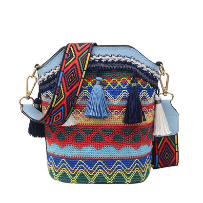 🌸LAST DAY SPECIAL PRICE!!🌸Bohemian Embroidered Tassel Crossbody Bag