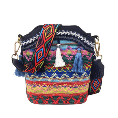 🌸LAST DAY SPECIAL PRICE!!🌸Bohemian Embroidered Tassel Crossbody Bag