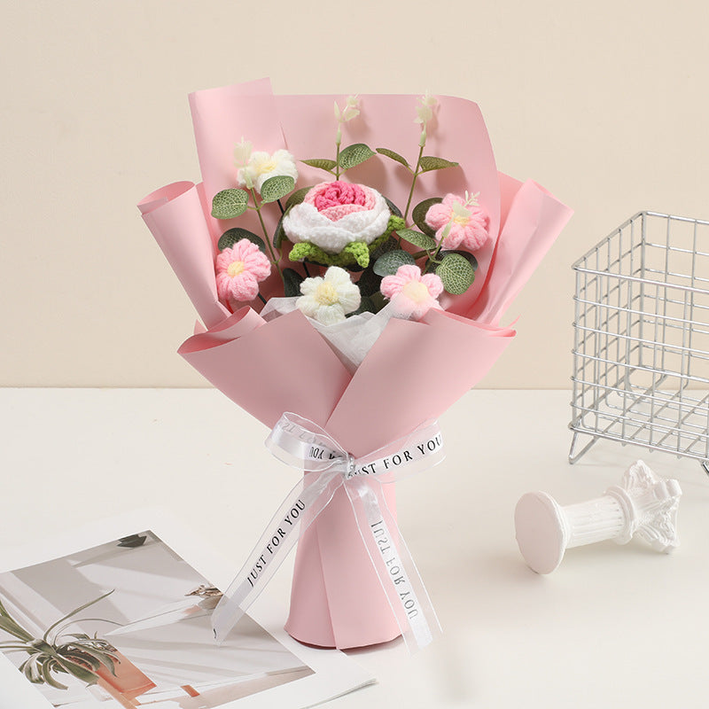 🌼Mother's Day Special Sale 50% OFF!💕Handmade Delicate Crochet Flower Bouquet