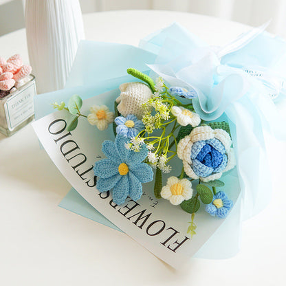 🌼Mother's Day Special Sale 50% OFF!💕Handmade Delicate Crochet Flower Bouquet