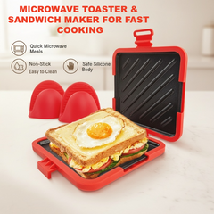 🚀Free Shipping🎁Microwave Toaster & Sandwich Maker For Fast Cooking