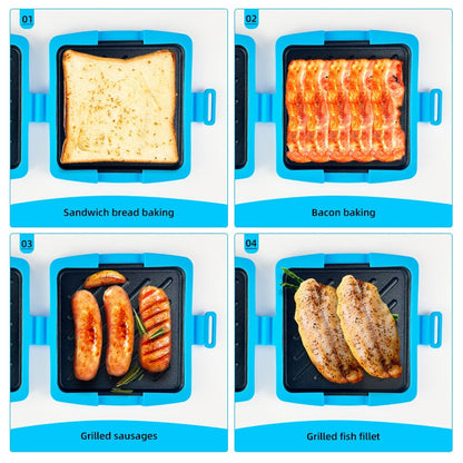 🚀Free Shipping🎁Microwave Toaster & Sandwich Maker For Fast Cooking