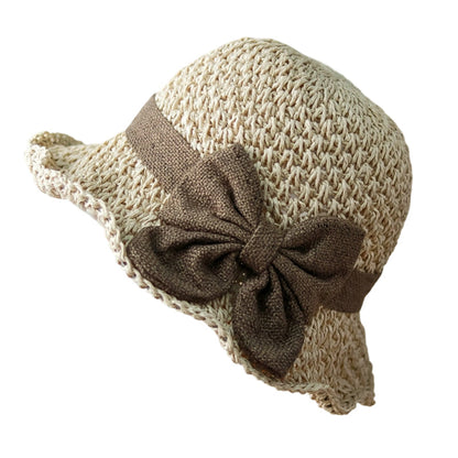 🌸LAST DAY SPECIAL PRICE!!🌸Elegant Woven Straw Sun Hat with Bow