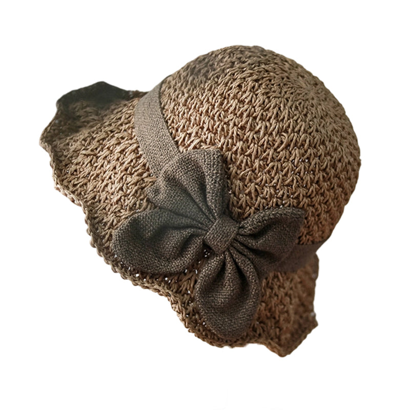 🌸LAST DAY SPECIAL PRICE!!🌸Elegant Woven Straw Sun Hat with Bow