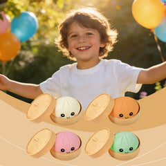 🚀Free Shipping🚀Cute Dumpling Squeeze Toy with Steamer