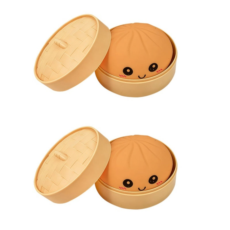 🚀Free Shipping🚀Cute Dumpling Squeeze Toy with Steamer