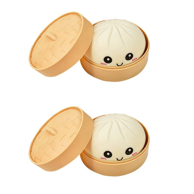 🚀Free Shipping🚀Cute Dumpling Squeeze Toy with Steamer