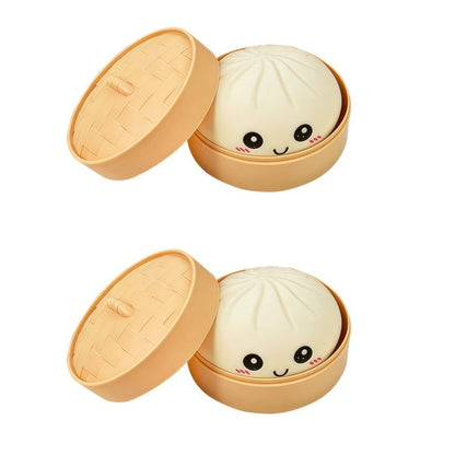 🚀Free Shipping🚀Cute Dumpling Squeeze Toy with Steamer