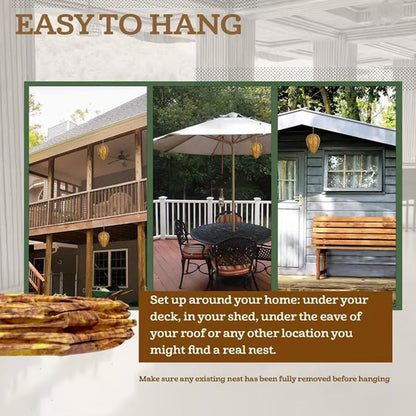 ⏰️Last Day For Free Shipping⏰️Hanging Wasp Deterrent for Hornets