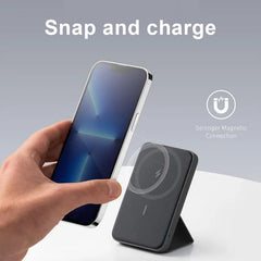 🔥Free Shipping & 50% OFF🔥Mini Foldable Wireless Magnetic Power Bank with Stand