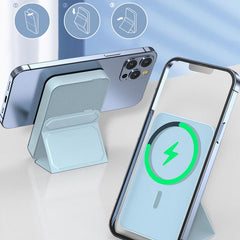 🔥Free Shipping & 50% OFF🔥Mini Foldable Wireless Magnetic Power Bank with Stand