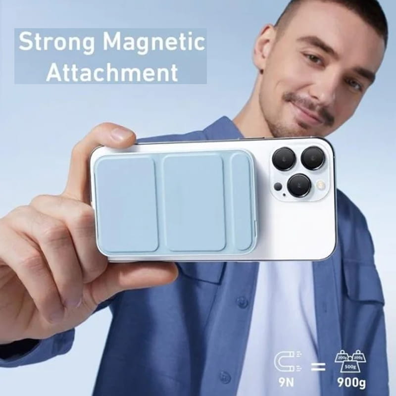 🔥Free Shipping & 50% OFF🔥Mini Foldable Wireless Magnetic Power Bank with Stand
