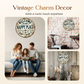 ⏰️Last Day For Free Shipping⌛️Vintage "Happy Place" Metal Sign