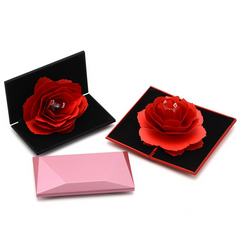 ❤️Free Shipping & 50% OFF❤️Surprise Rose Ring Box for Proposal Engagement