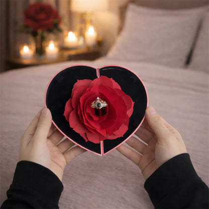 ❤️Free Shipping & 50% OFF❤️Surprise Rose Ring Box for Proposal Engagement