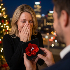 ❤️Free Shipping & 50% OFF❤️Surprise Rose Ring Box for Proposal Engagement