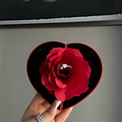 ❤️Free Shipping & 50% OFF❤️Surprise Rose Ring Box for Proposal Engagement