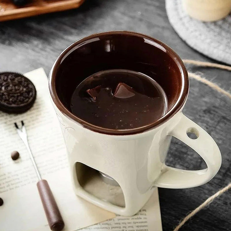❤️Perfect Gift for Any Occasion🎁Ceramic Chocolate Fondue Mug