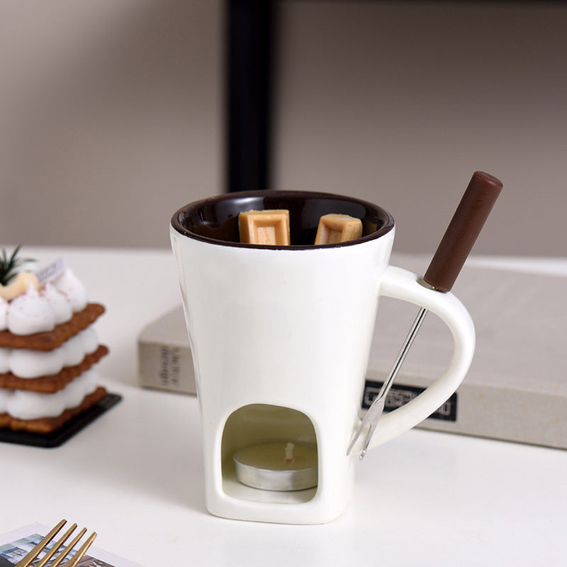 ❤️Perfect Gift for Any Occasion🎁Ceramic Chocolate Fondue Mug