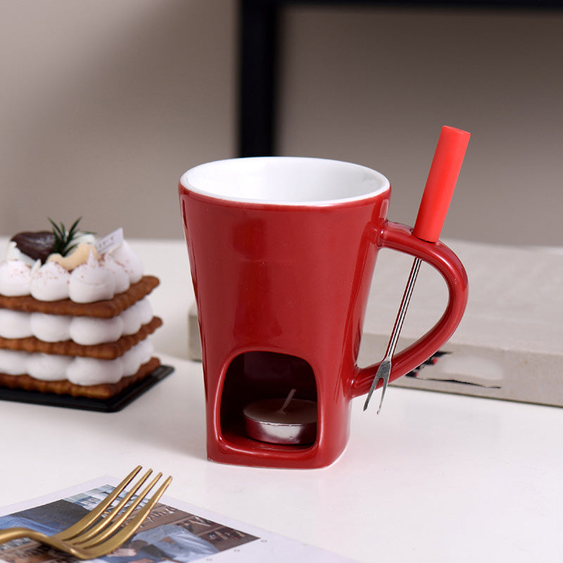 ❤️Perfect Gift for Any Occasion🎁Ceramic Chocolate Fondue Mug