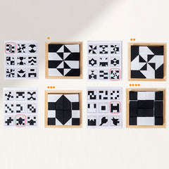 🌸LAST DAY SPECIAL PRICE!!🌸Creative Black & White Block Puzzles Set for Kids