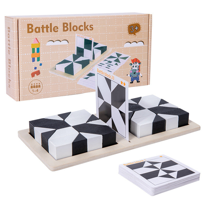 🌸LAST DAY SPECIAL PRICE!!🌸Creative Black & White Block Puzzles Set for Kids