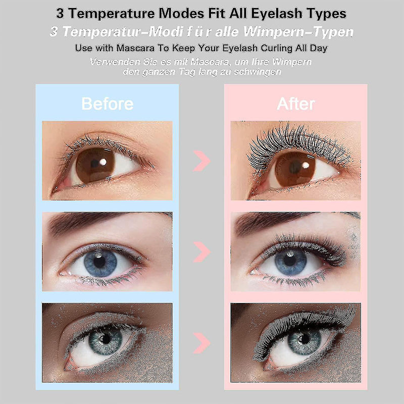 🌸LAST DAY SPECIAL PRICE!!🌸Heated Eyelash Curler for Long lasting Natural Curling