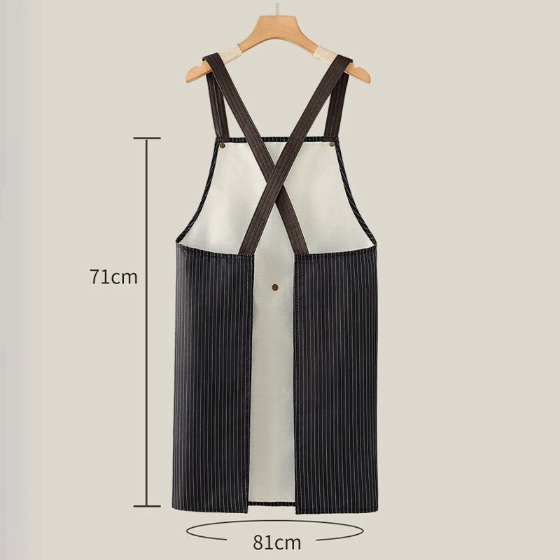 ⏰️Last Day For Free Shipping⌛️Cross-Back Waterproof Apron with Detachable Hand Towel