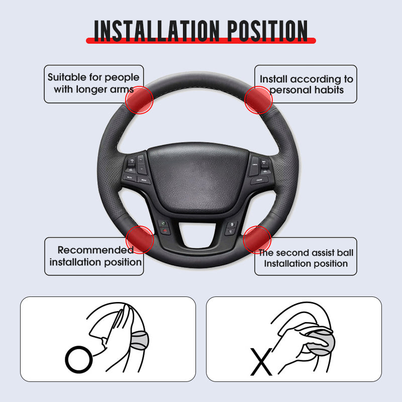 🔥Free Shipping & 50% OFF🔥Steering Wheel Booster Knob for Effortless Driving