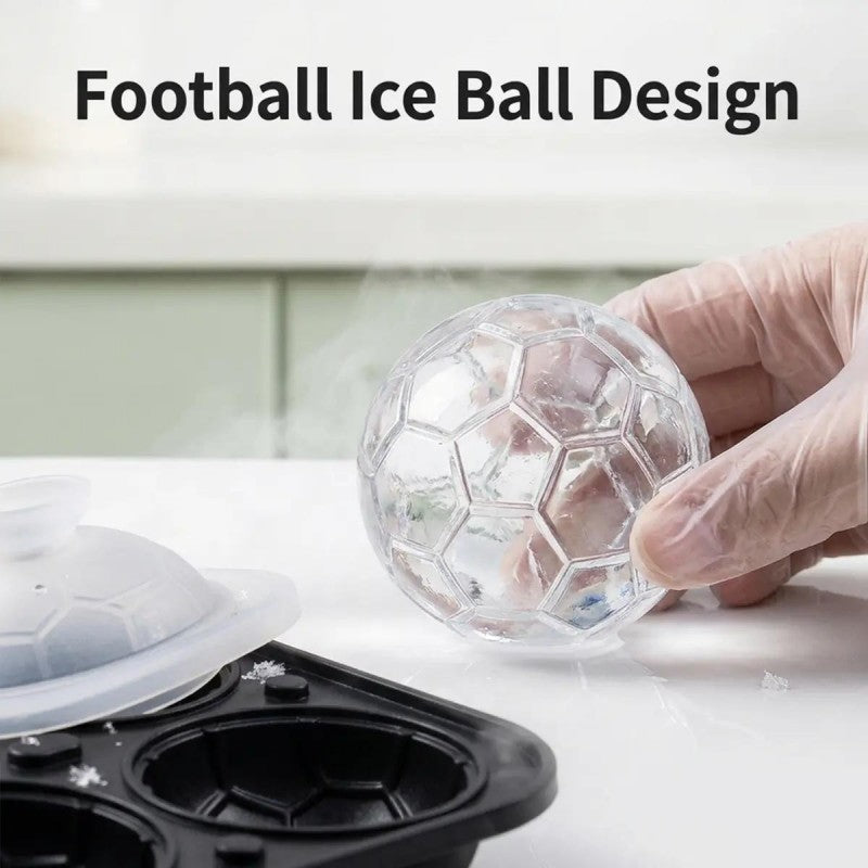 🏆BUY 2 GET 1 FREE!!🔥Football Shape Silicone Ice Ball Mold ⚽🍺