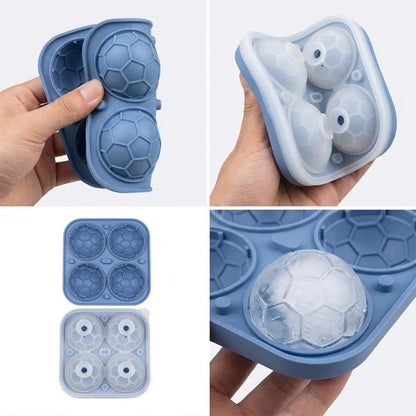 🏆BUY 2 GET 1 FREE!!🔥Football Shape Silicone Ice Ball Mold ⚽🍺