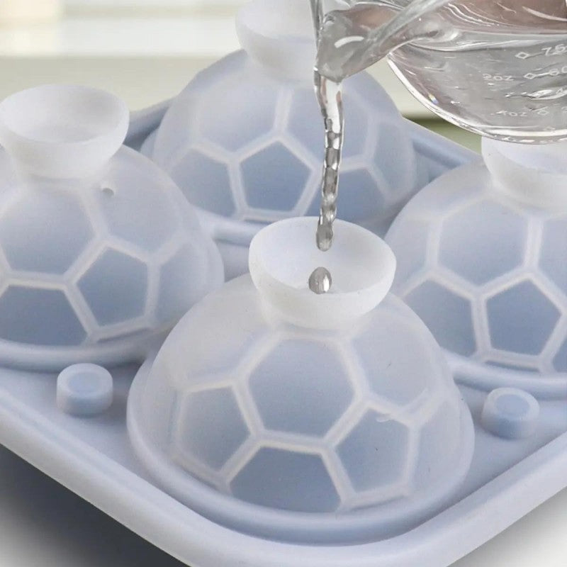🏆BUY 2 GET 1 FREE!!🔥Football Shape Silicone Ice Ball Mold ⚽🍺
