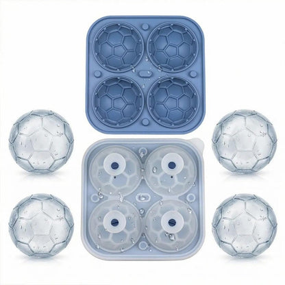 🏆BUY 2 GET 1 FREE!!🔥Football Shape Silicone Ice Ball Mold ⚽🍺