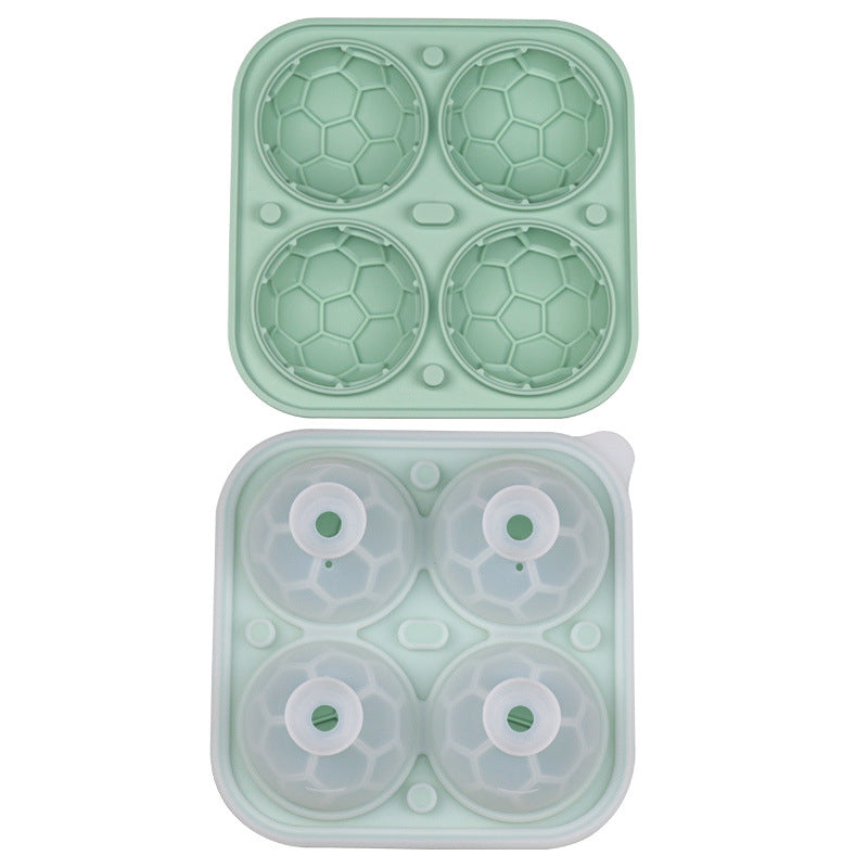 🏆BUY 2 GET 1 FREE!!🔥Football Shape Silicone Ice Ball Mold ⚽🍺