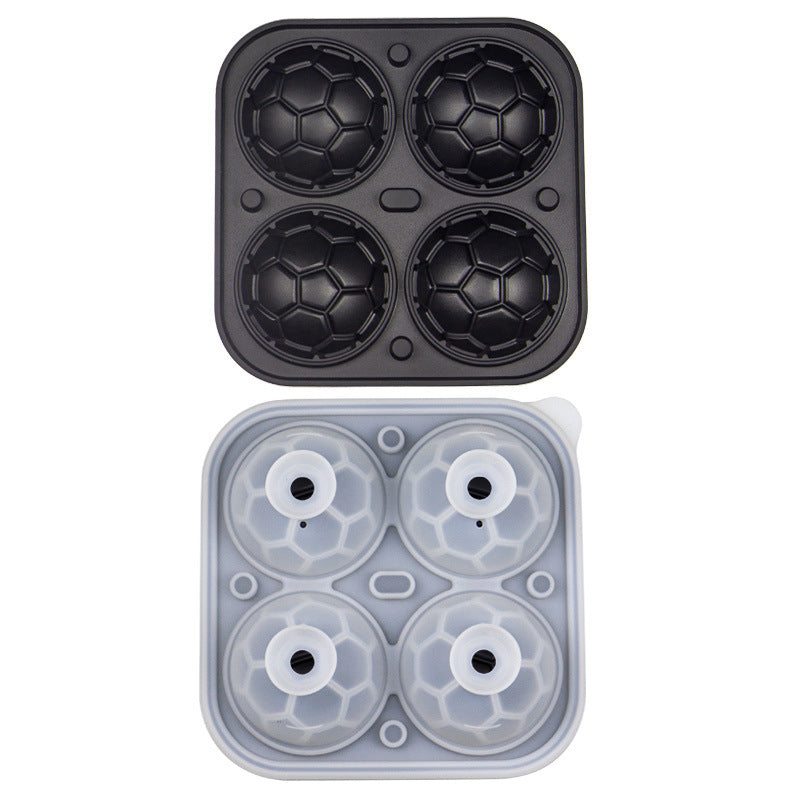 🏆BUY 2 GET 1 FREE!!🔥Football Shape Silicone Ice Ball Mold ⚽🍺