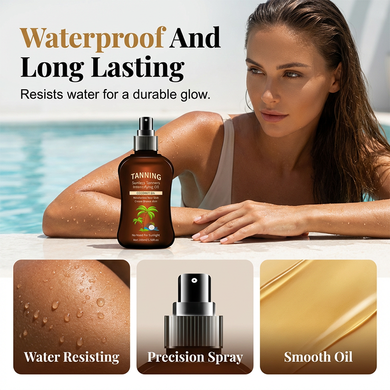🌸Summer Hot Sale 50%OFF🌸Sunless Tanning Oil with Coconut Oil