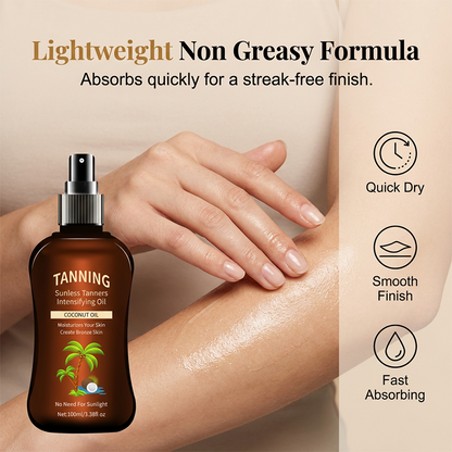 🌸Summer Hot Sale 50%OFF🌸Sunless Tanning Oil with Coconut Oil