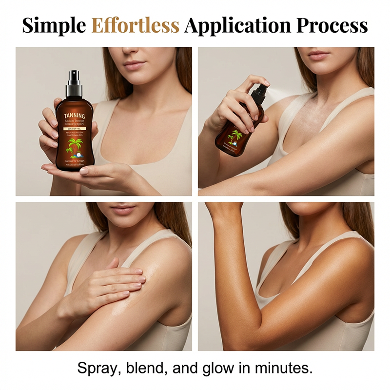 🌸Summer Hot Sale 50%OFF🌸Sunless Tanning Oil with Coconut Oil