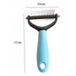 ⏰LAST DAY SALE: Only £9.99🔥Dual-Sided Pet Grooming Comb for Dogs & Cats