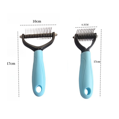 ⏰LAST DAY SALE: Only £9.99🔥Dual-Sided Pet Grooming Comb for Dogs & Cats