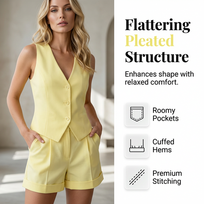 🎁Last Day Promotion 49% OFF🔥Halter Vest & Shorts 2-Piece Set