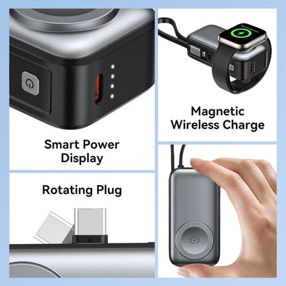 💥Last Day Special Sale 49% OFF✨All-In-One Magnetic Wireless Power Bank Pocket Travel Charger