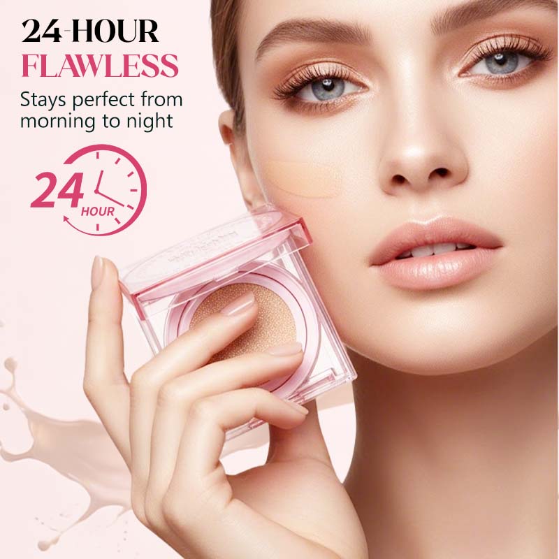 ⏰️Last Day For  £9.99 Only⌛️BUY 2 GET 1 FREE🔥Flawless Coverage Dewy Glow Cushion