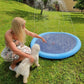 🏊SUMMER HOT SALE 50% OFF NOW! 🌊 Pawsh™ Foldable Dog Splash Pad🇬🇧 Big Sprinkler Mat for Garden & Beach 🌊☀️ | Non-Slip, Quick-Dry Play Pool for Dogs 🐾 | Folds Flat in Seconds! 🎒🐕